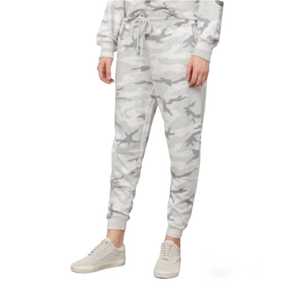 PHILOSOPHY Grey Cloud Print Drawstring Jogger